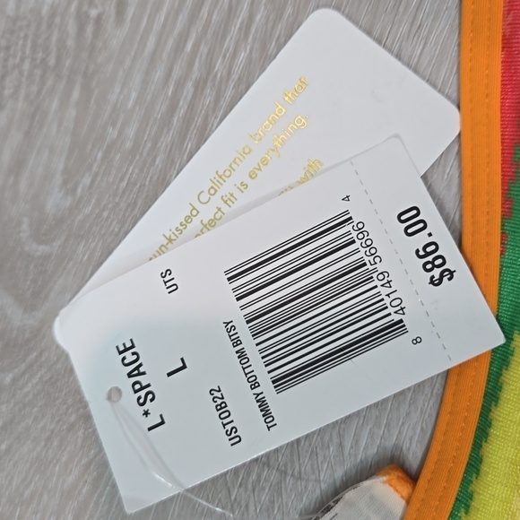 NWT L Space Women Tommy Bitsy Cut Swim Bikini  Bottom sz L - Picture 3 of 8